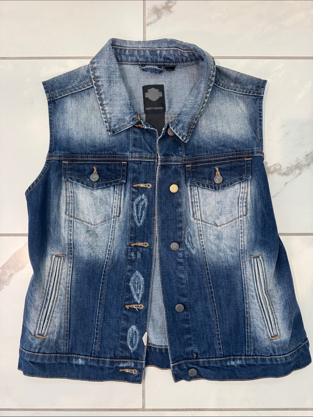 Harley-Davidson Black Label Jean Vest